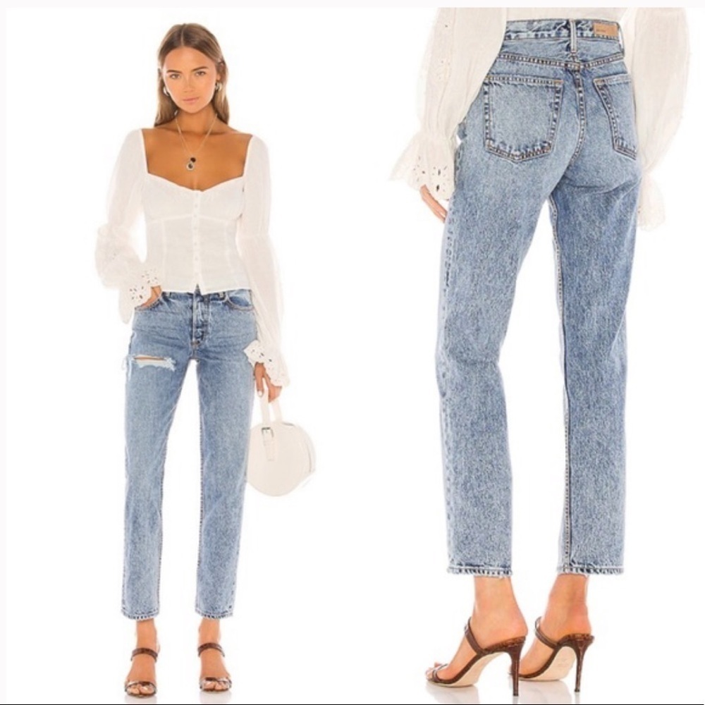 NWT GRLFRND Denim Helena Radio Clash Jeans Sz 27
